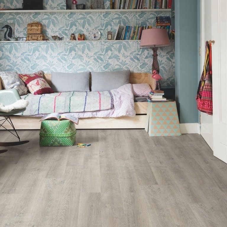 Rovere Venezia grigio laminato quick step