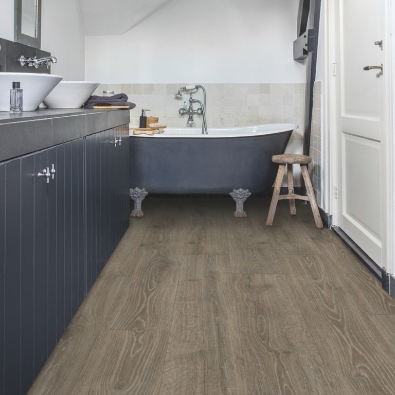 Rovere del bosco marrone laminato quick step